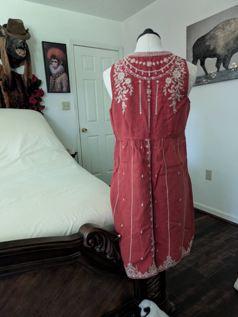 Johnny Was Corral Linen Dress - Picture 2 of 8